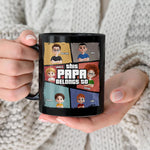 This Dad Belongs To - Personalized Mug