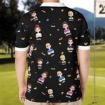 This Dad Belongs To - Personalized Polo Shirt