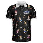 This Dad Belongs To - Personalized Polo Shirt