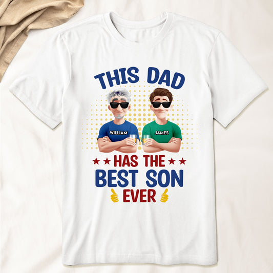 This Dad Has The Best Kids Ever - Personalized Shirt