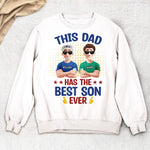 This Dad Has The Best Kids Ever - Personalized Shirt