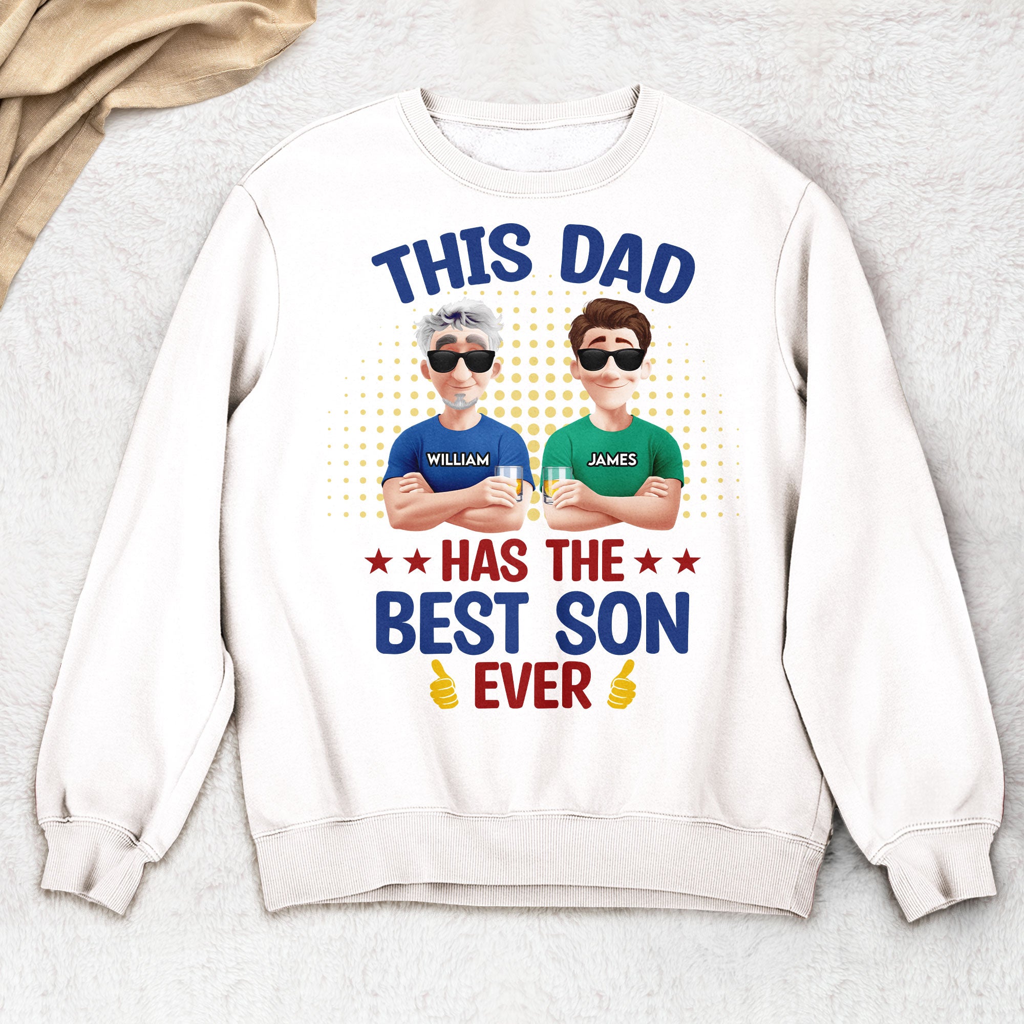 This Dad Has The Best Kids Ever - Personalized Shirt