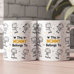 This Dad Mom Belongs To - Personalized Mug
