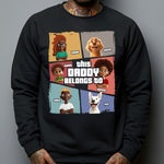 This Daddy Belongs To New Version - Personalized Shirt