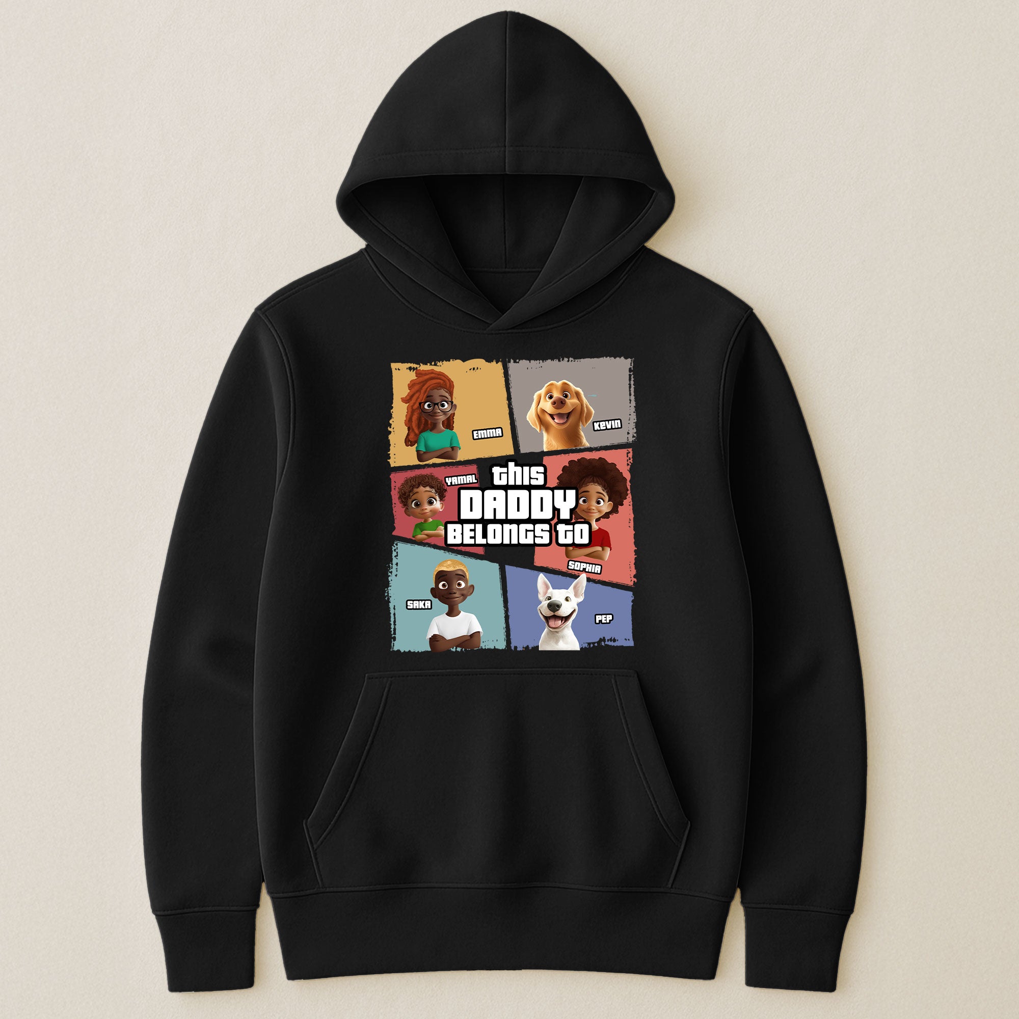 This Daddy Belongs To New Version - Personalized Shirt