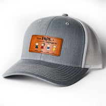 This Daddy Belongs To - Personalized Leather Patch Hat