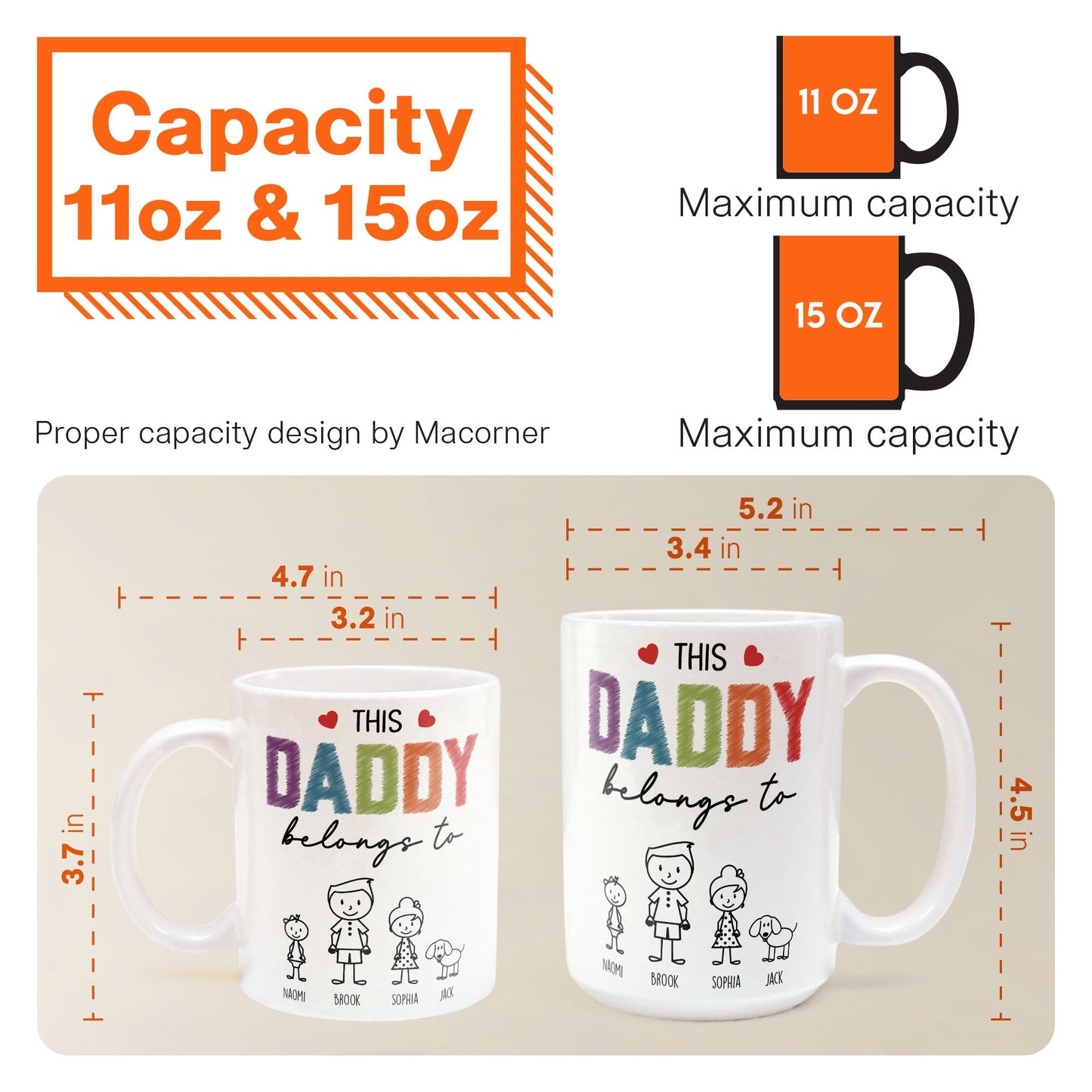 This Daddy Belongs To - Personalized Mug