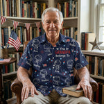 This Daddy Belongs To USA Flag Pattern - Personalized Hawaiian Shirt