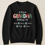This Grandma Belongs To Christmas Vibe - Personalized Shirt