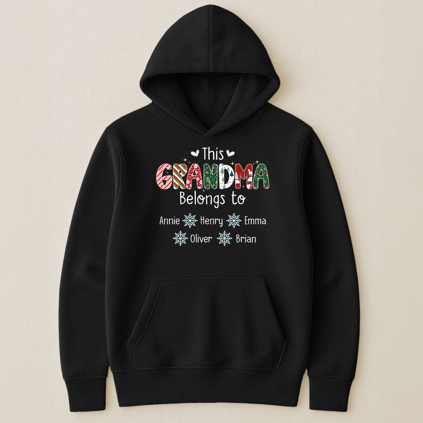 This Grandma Belongs To Christmas Vibe - Personalized Shirt
