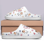 This Grandma Belongs To Custom Kid Faces - Personalized Photo Slippers