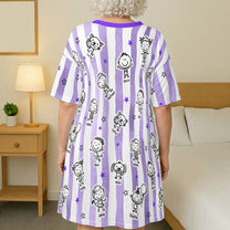This Grandma Belongs To Doodle - Personalized Sleep Tee