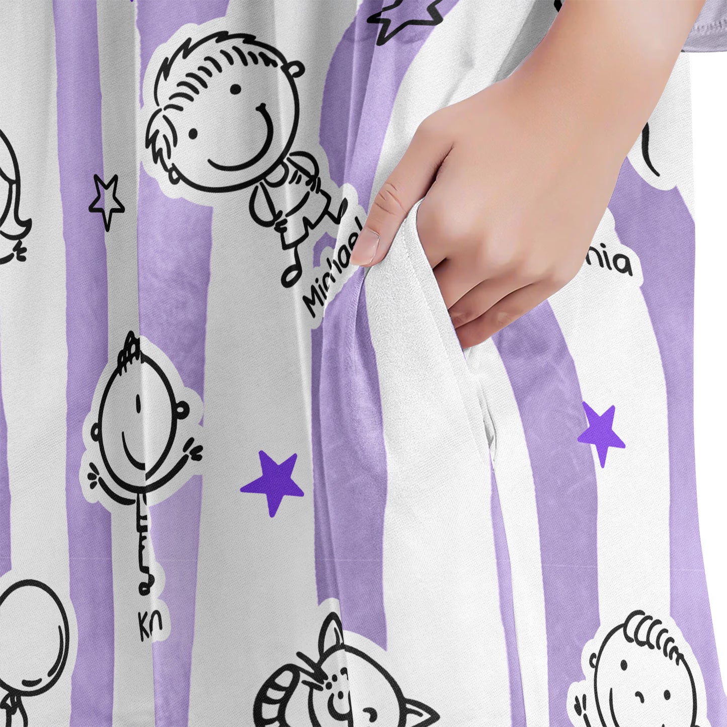 This Grandma Belongs To Doodle - Personalized Sleep Tee