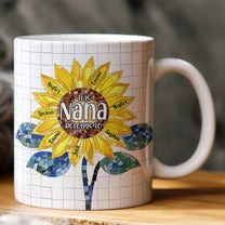 This Grandma Belongs To Mosaic Art Style - Personalized Mug