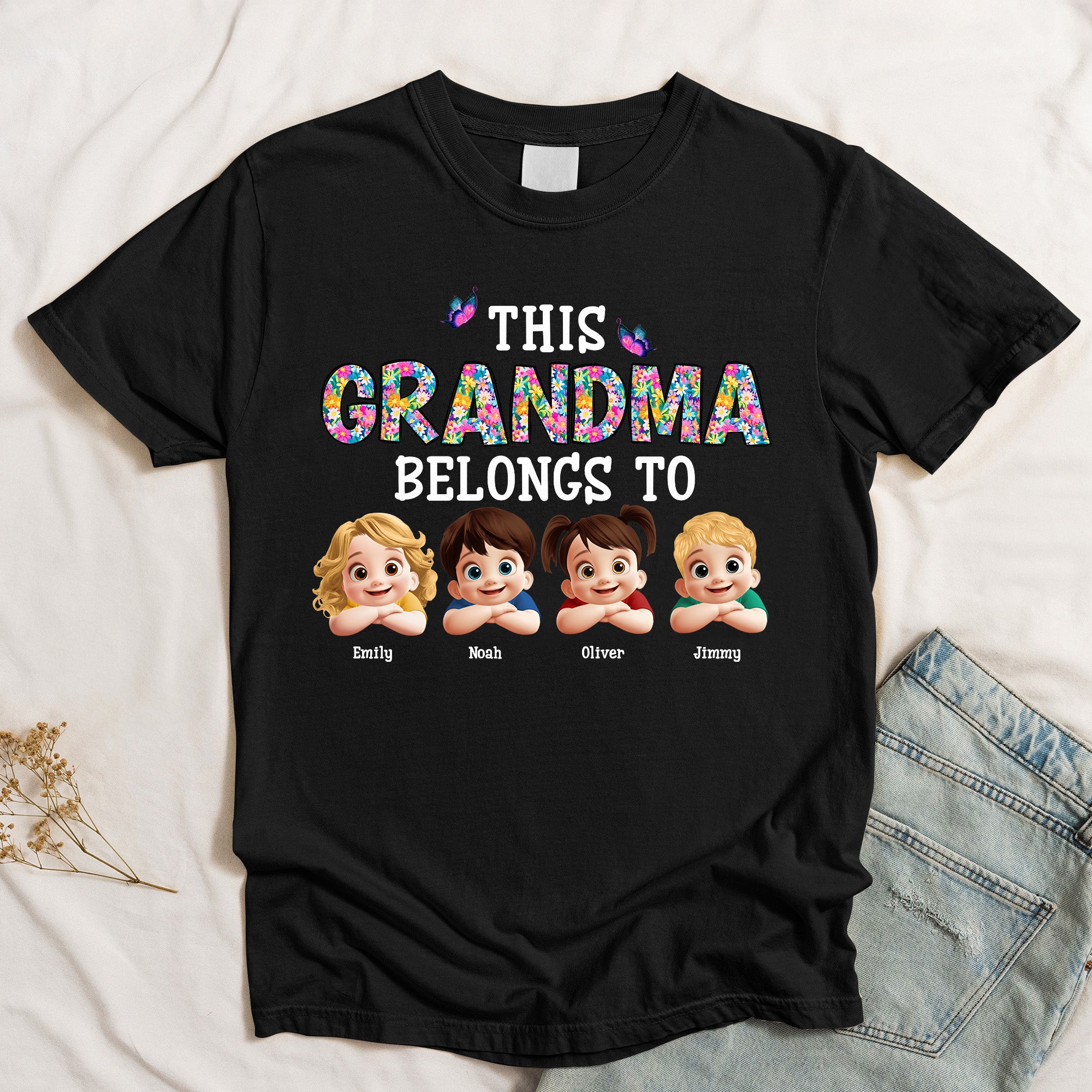 This Grandma Belongs To Peeking 3D - Personalized Shirt