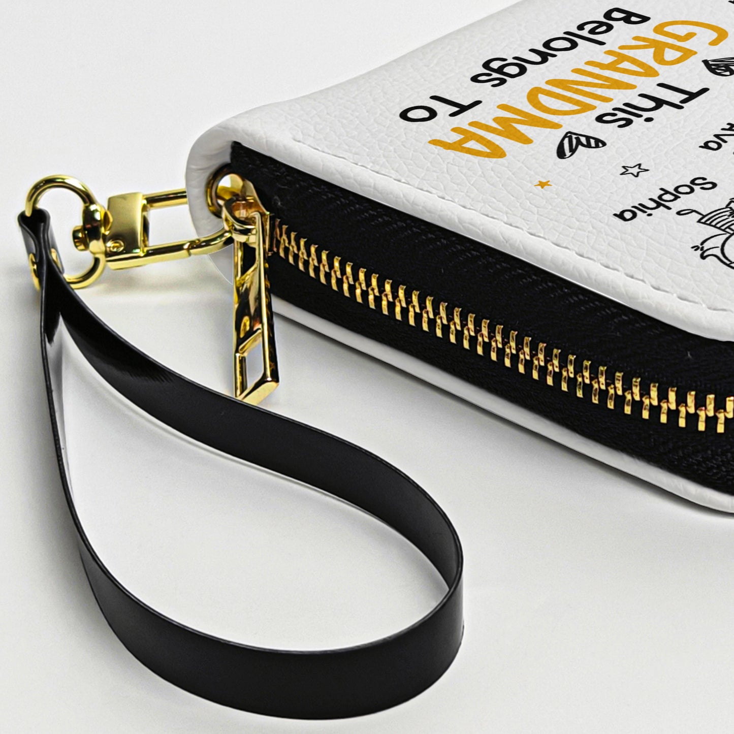 This Grandma Belongs To - Personalized Leather Long Wallet