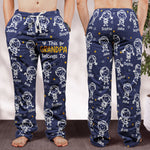 This Grandma Grandpa Belongs Doodle Kids - Personalized Fleece Pajama Pants