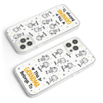 This Grandma Grandpa Belongs To - Personalized Clear Phone Case