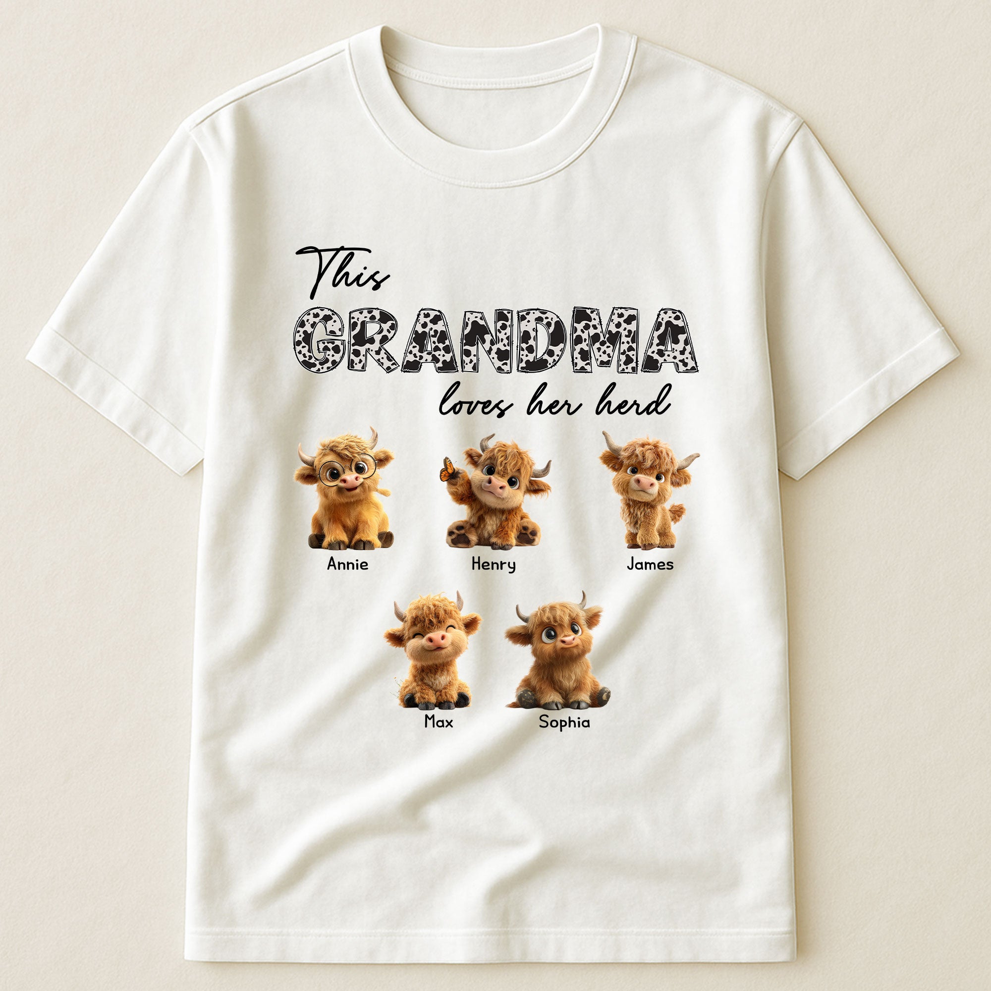 This Grandma Loves Her Herd - Personalized Shirt