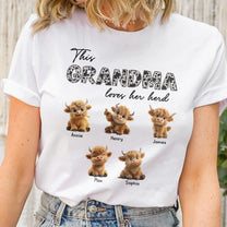 This Grandma Loves Her Herd - Personalized Shirt