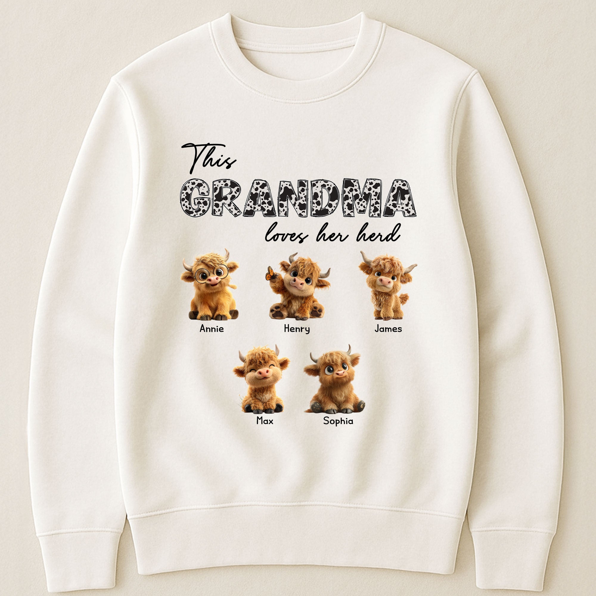 This Grandma Loves Her Herd - Personalized Shirt