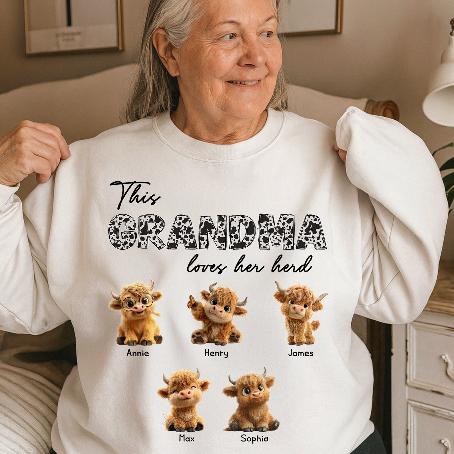 This Grandma Loves Her Herd - Personalized Shirt
