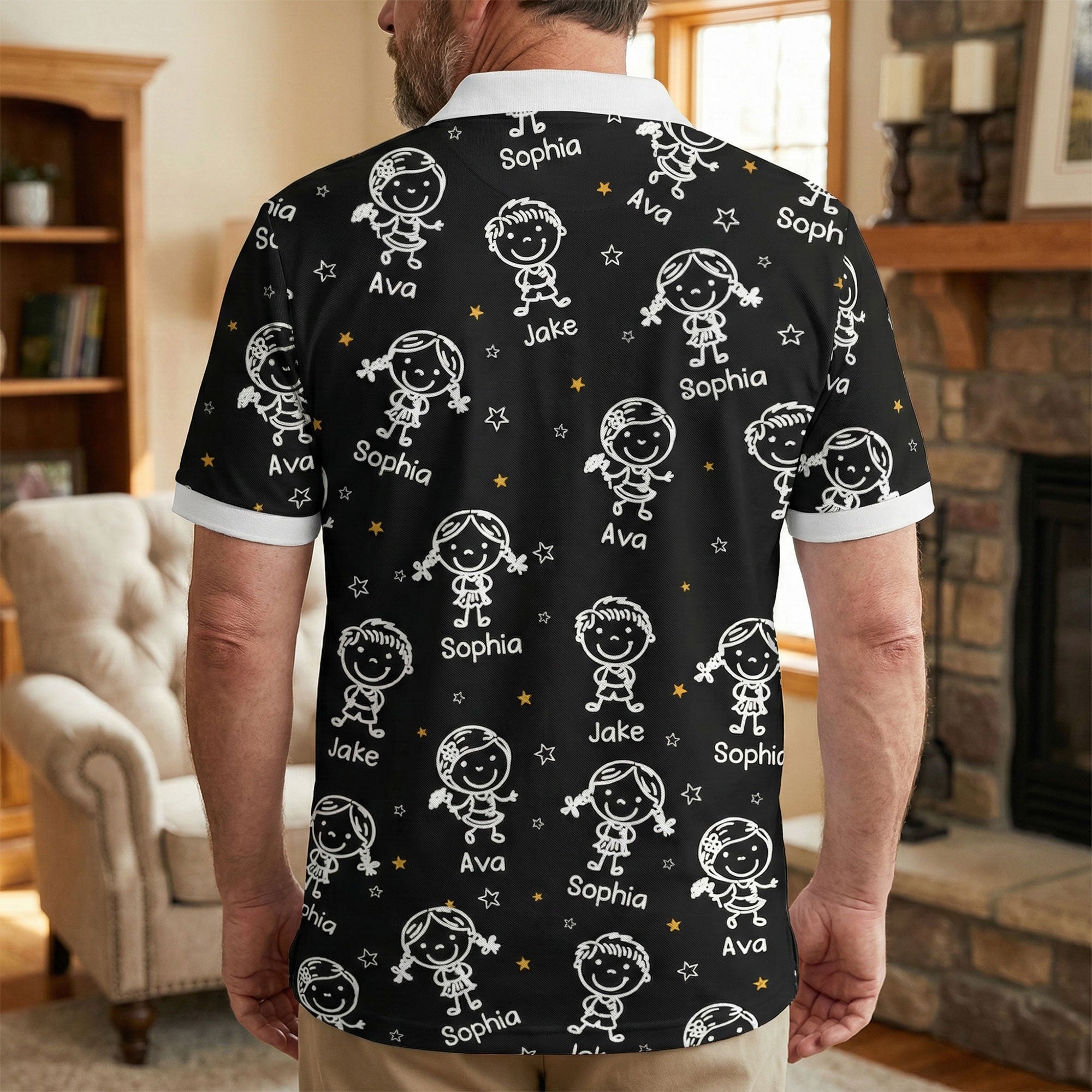 This Grandpa Belongs To Doodle - Personalized Polo Shirt – Macorner