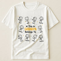 This Grandpa Belongs To Doodle - Personalized Shirt