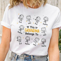 This Grandpa Belongs To Doodle - Personalized Shirt