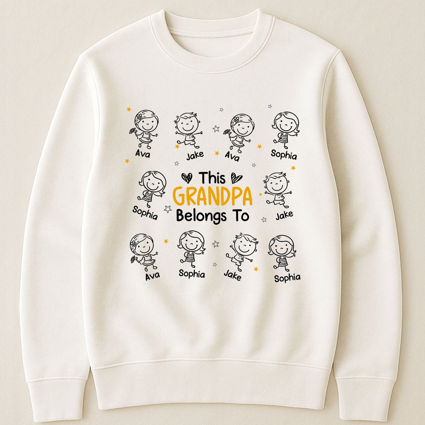 This Grandpa Belongs To Doodle - Personalized Shirt