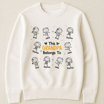 This Grandpa Belongs To Doodle - Personalized Shirt
