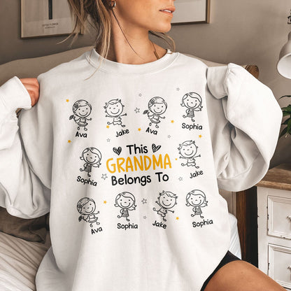 This Grandpa Belongs To Doodle - Personalized Shirt