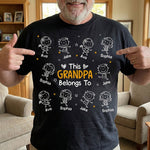 This Grandpa Belongs To Doodle Ver - Personalized Shirt
