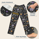 This Grandpa Belongs To Halloween Theme - Personalized Lounge Pants