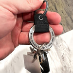 This Grandpa Belongs To - Personalized Coordinates Keychain
