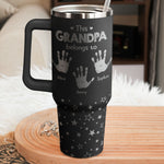 This Grandpa Belongs To - Personalized Engraved 40oz Tumbler