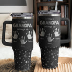This Grandpa Belongs To - Personalized Engraved 40oz Tumbler