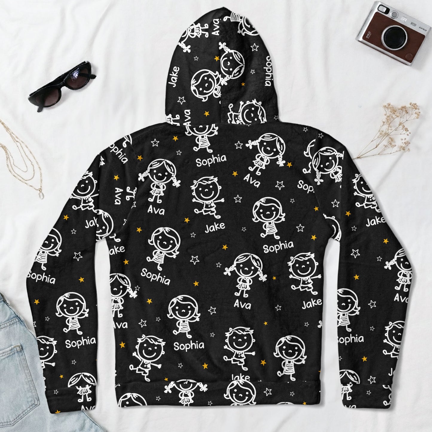 This Grandpa Belongs To - Personalized Fleece Hoodie