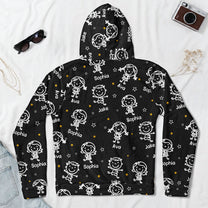 This Grandpa Belongs To - Personalized Fleece Hoodie