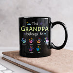 This Grandpa Belongs To - Personalized Mug