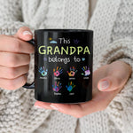 This Grandpa Belongs To - Personalized Mug
