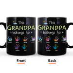 This Grandpa Belongs To - Personalized Mug