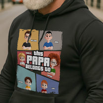This Grandpa Belongs To - Personalized Shirt