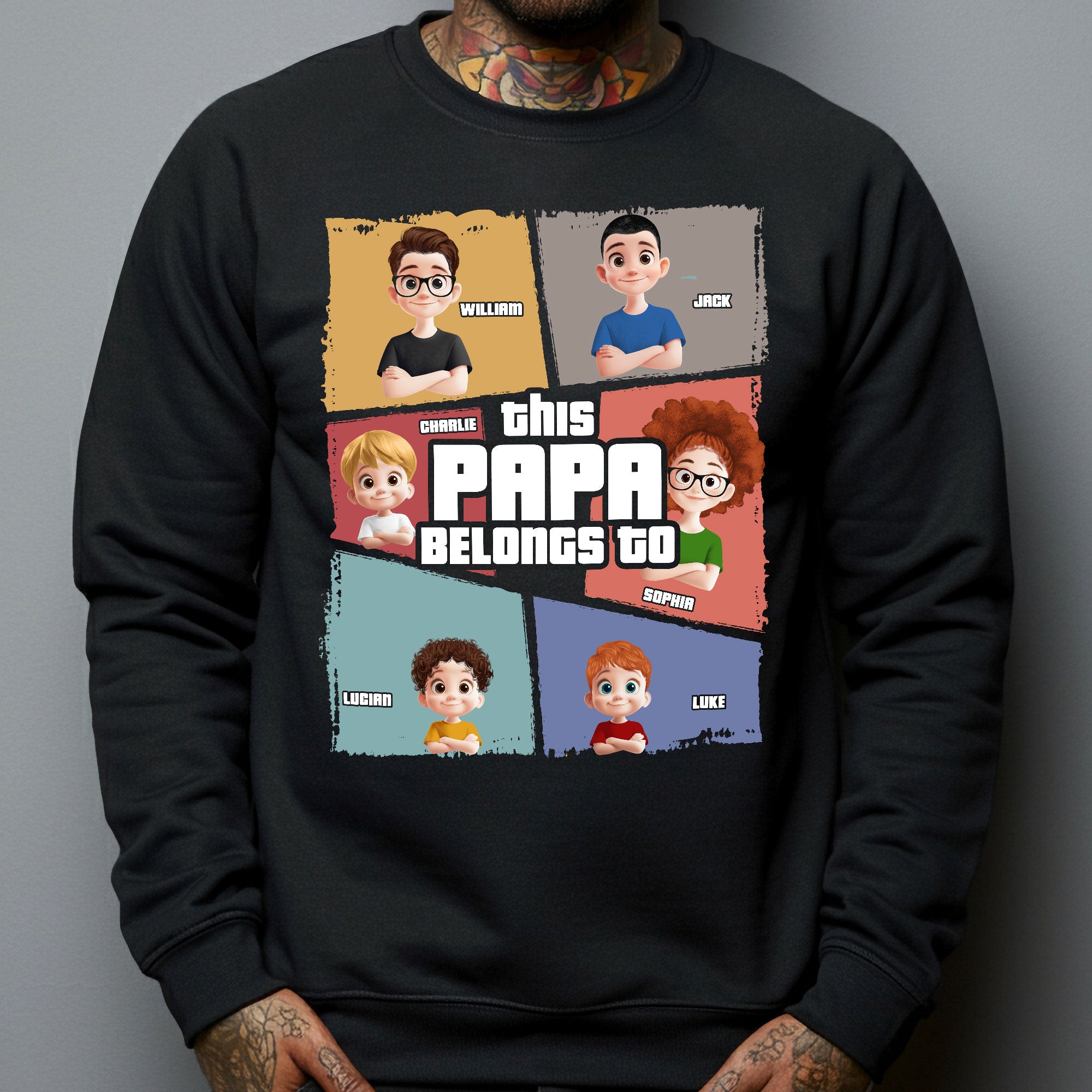 This Grandpa Belongs To - Personalized Shirt