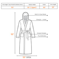 This Grandpa Grandma Belongs To - Personalized Hooded Robe