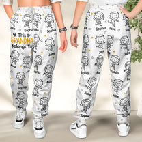 This Grandpa Grandma Belongs To - Personalized Sweatpants