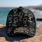 This Grandpa Grandma Mommy Daddy Belongs To Doodle - Personalized Classic Cap