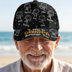 This Grandpa Grandma Mommy Daddy Belongs To Doodle - Personalized Classic Cap