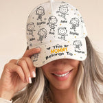 This Grandpa Grandma Mommy Daddy Belongs To Doodle - Personalized Classic Cap