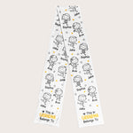 This Grandparents Belongs To Grandkids - Personalized Fleece Scarf